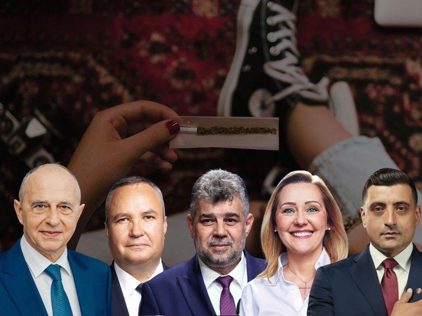 Candidații la președinție se feresc să abordeze cu adevărat problema drogurilor. foto: colaj PressOne