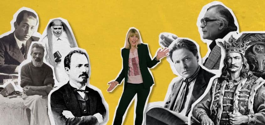 Tessa Dunlop. Colaj din documentarul "Who is Romania"