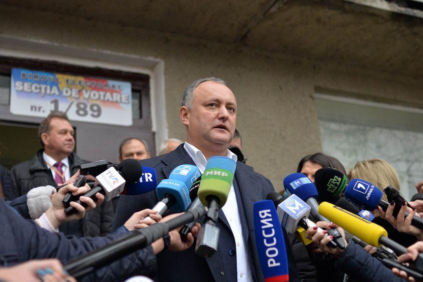 Igor Dodon, în 2016. Foto: Lucian Muntean