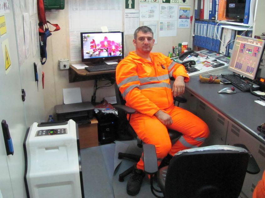 Marius Cristian Tutun, unul dintre cei patru români aflați pe nava Remas. Fotografie din arhiva personală