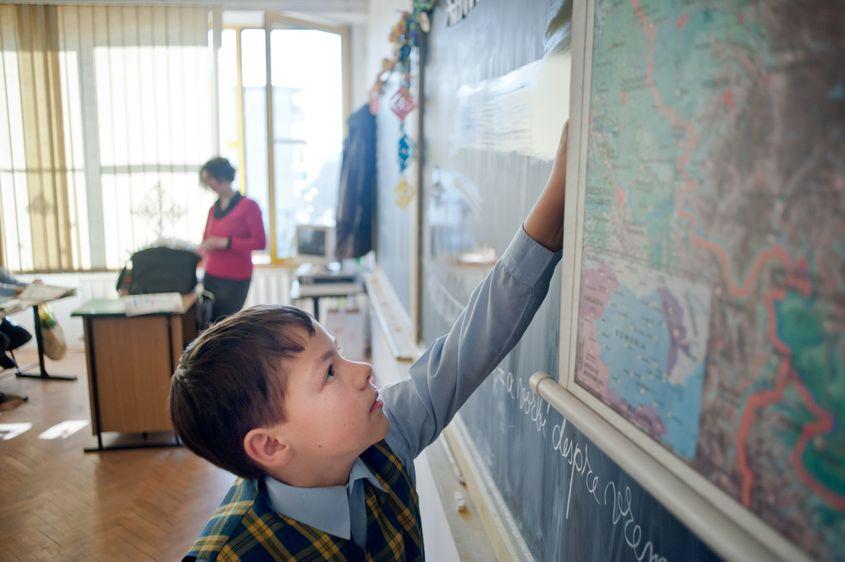 Timpul alocat la clasă fiecărui elev este insuficient. Foto: Raul Ștef