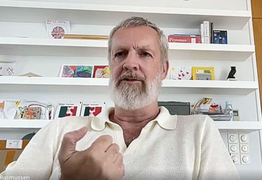 Lars Rasmussen. Screenshot din conversația cu PressOne.