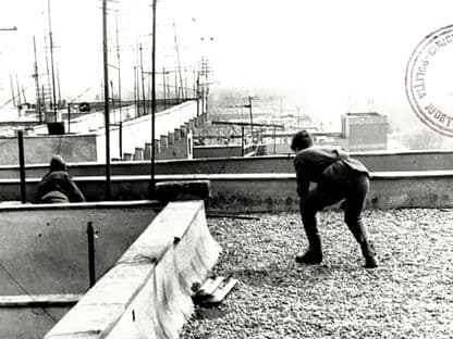 De Crăciun, blocul 42 a strălucit în zori