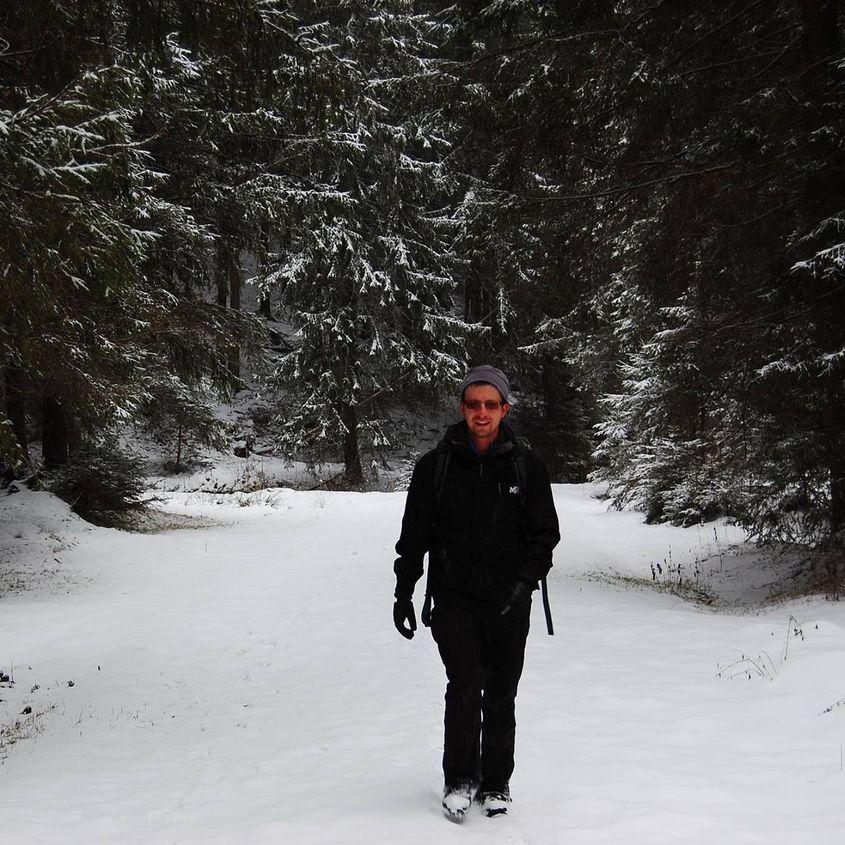 Florin Mateiu e programator și organizează ture pe munte. Foto: Arhiva personală