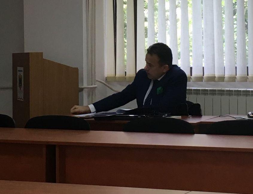 Liviu Pop, la susținerea de miercuri, 11 iulie. Foto: Emilia Șercan