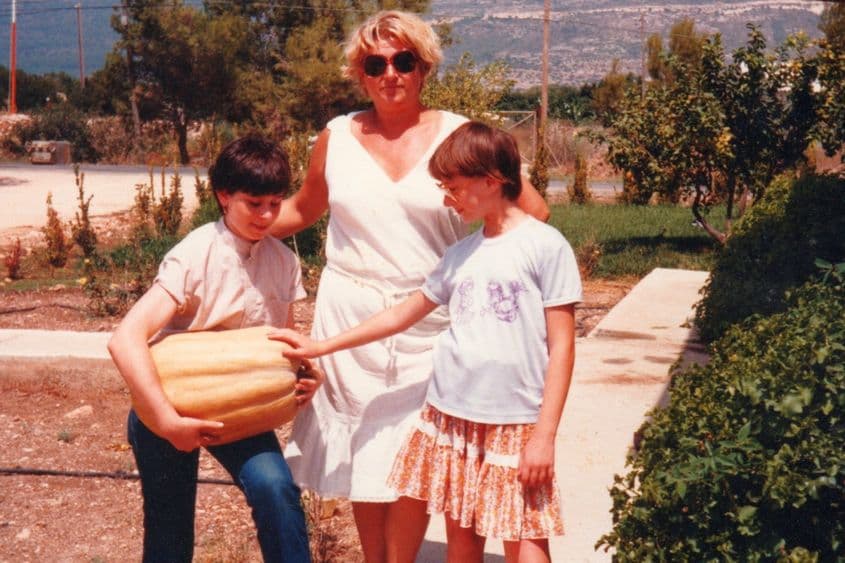 Bianca vizitează Israelul (1983) alături de fiicele ei Solange și Denise