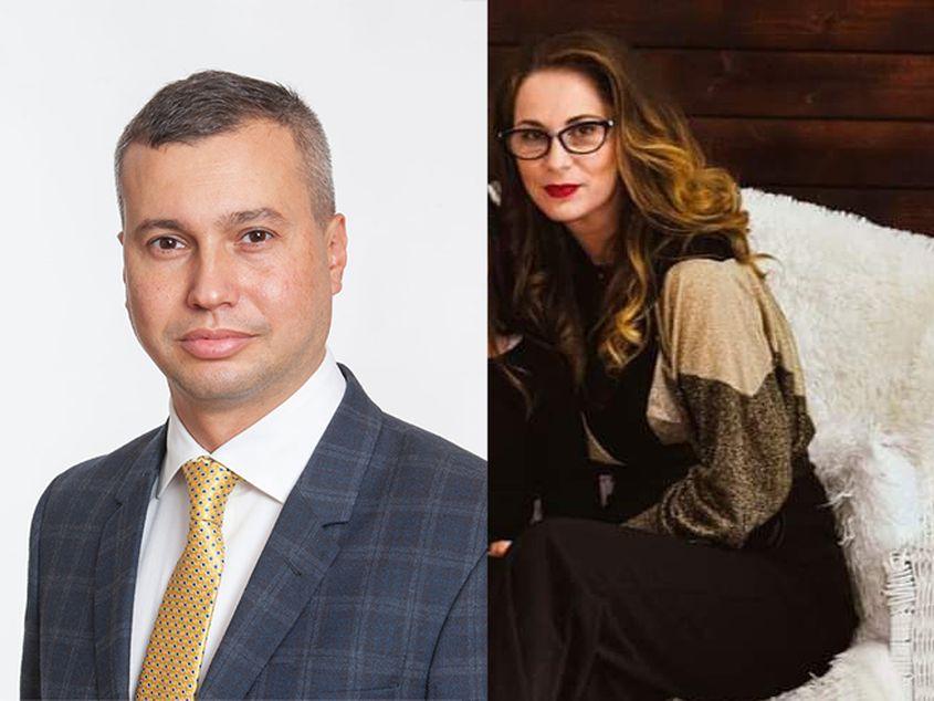 Ervin Molnar (stânga) și Florina Rus (dreapta)