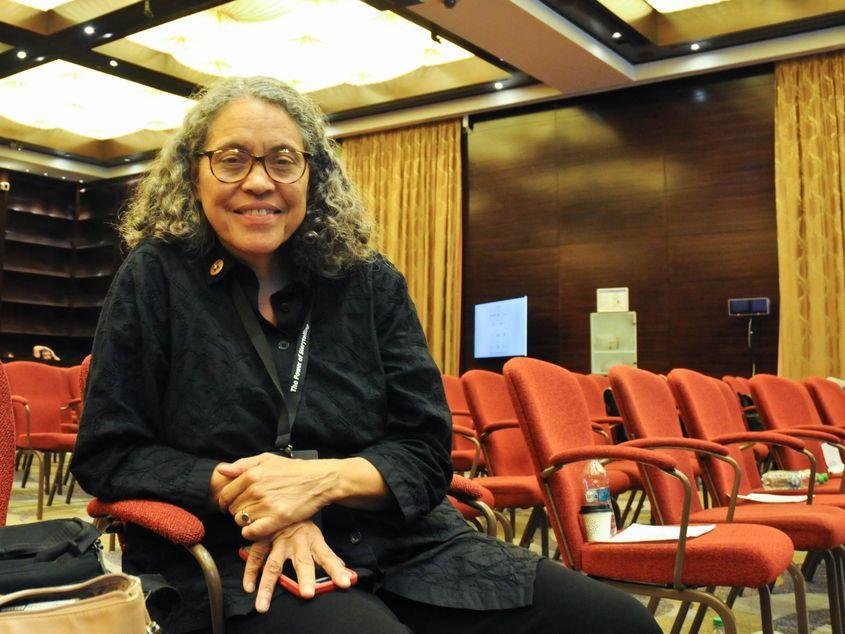 Psihiatra americană Mindy Fullilove. Foto: Iulia Marin