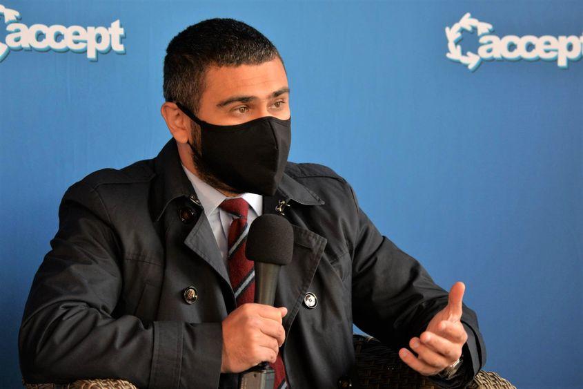 Petre-Florin Manole, activist pentru drepturile omului şi secretar general adjunct PSD. Foto Lucian Muntean