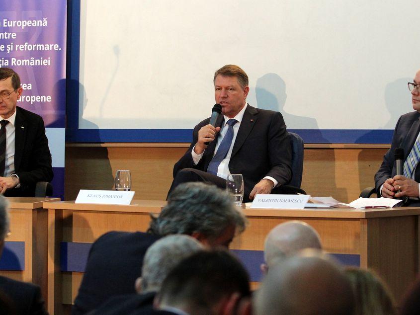 Președintele Iohannis a răspuns întrebărilor studenților de la Studii Europene.