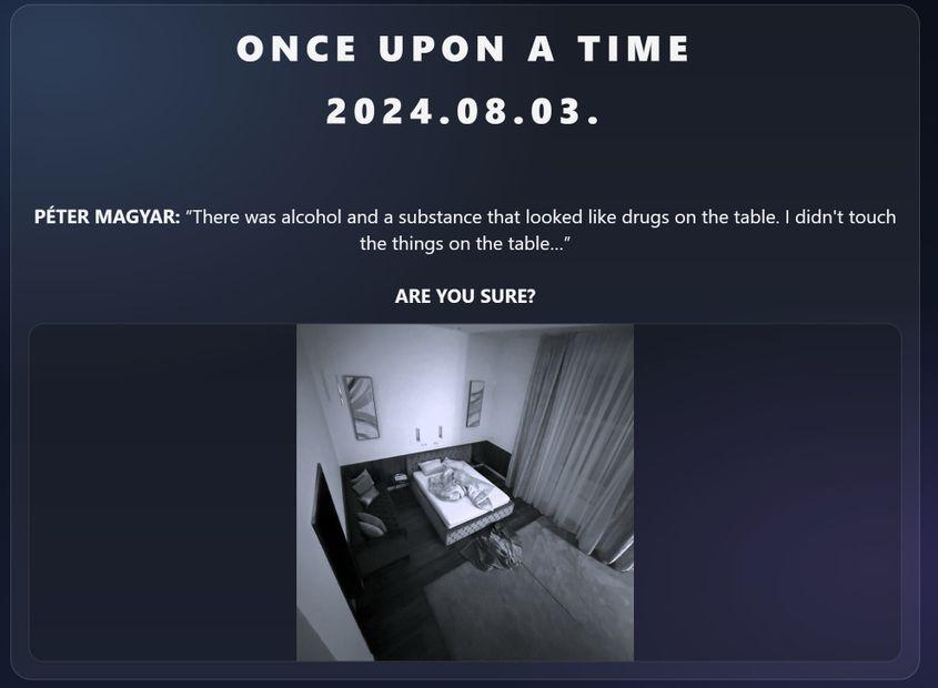 Așa arăta mesajul de pe site-ul de scandal pe data de 18 februarie 2026.