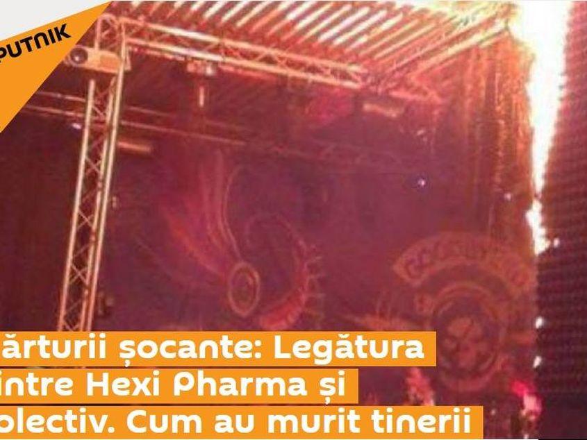 Sputnik România citează "mărturii șocante" despre incendiul din Colectiv.