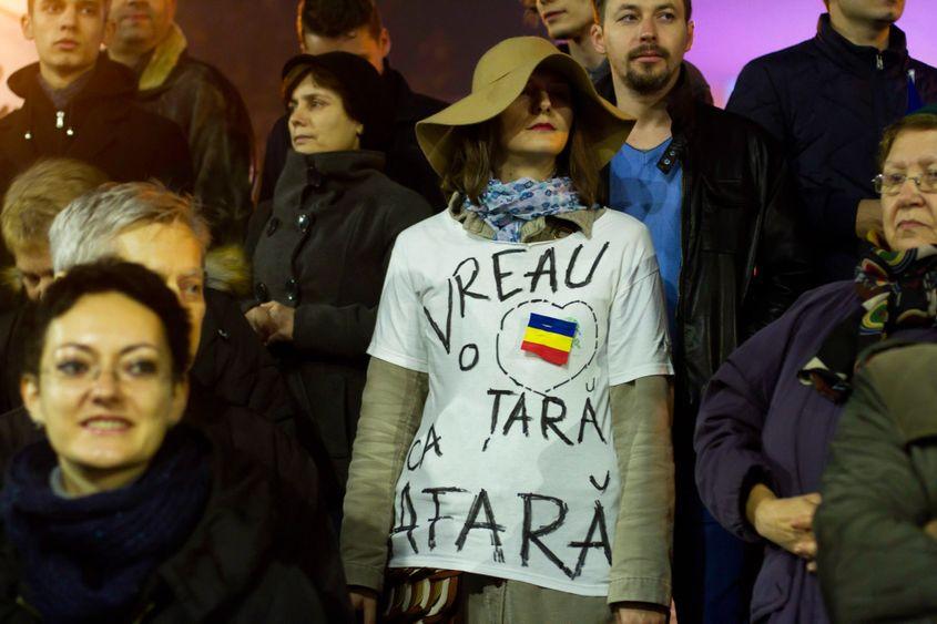 Imagine de la protestele din toamna lui 2014. Foto: Alexandra Pandrea / Inquam Photos