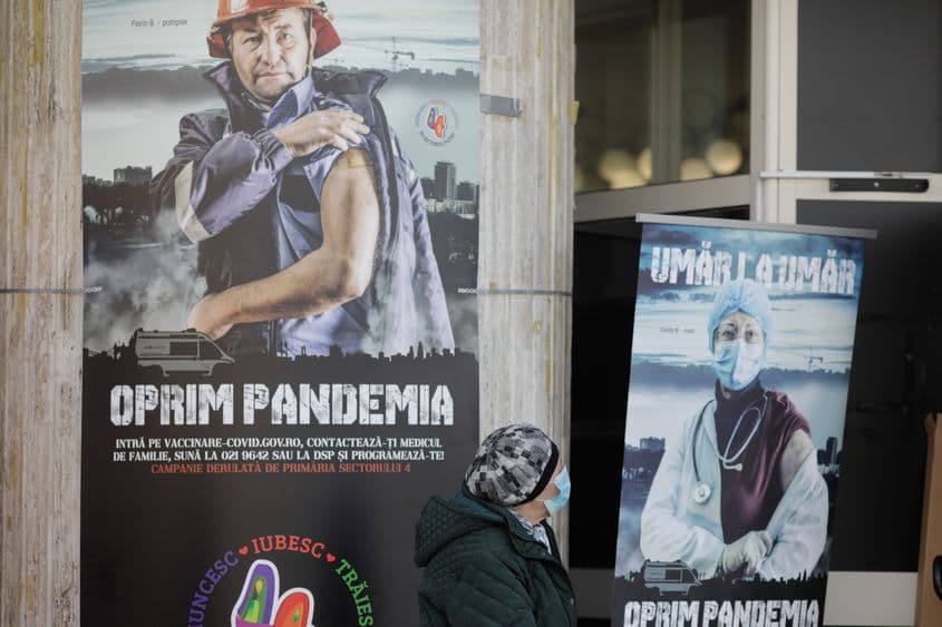 Lansarea oficială a 'Maratonului vaccinării pentru viaţă', la Centrul de vaccinare de la Palatul Copiilor din București, vineri 22 octombrie 2021. Inquam Photos / George Călin