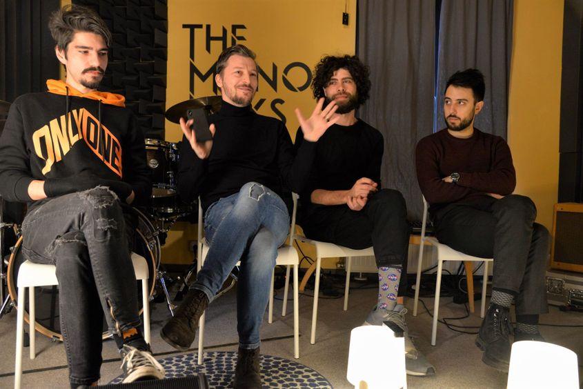 Cristian Chiru, Doru Trăscău, John Ciurea, Andrei Zamfir, The Mono Jacks. Foto: Lucian Muntean