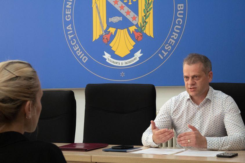 Comisar șef Marian Mihoci, șef Serviciu Omoruri în cadrul Poliției Capitalei. Foto: Mircea Pătrașcu