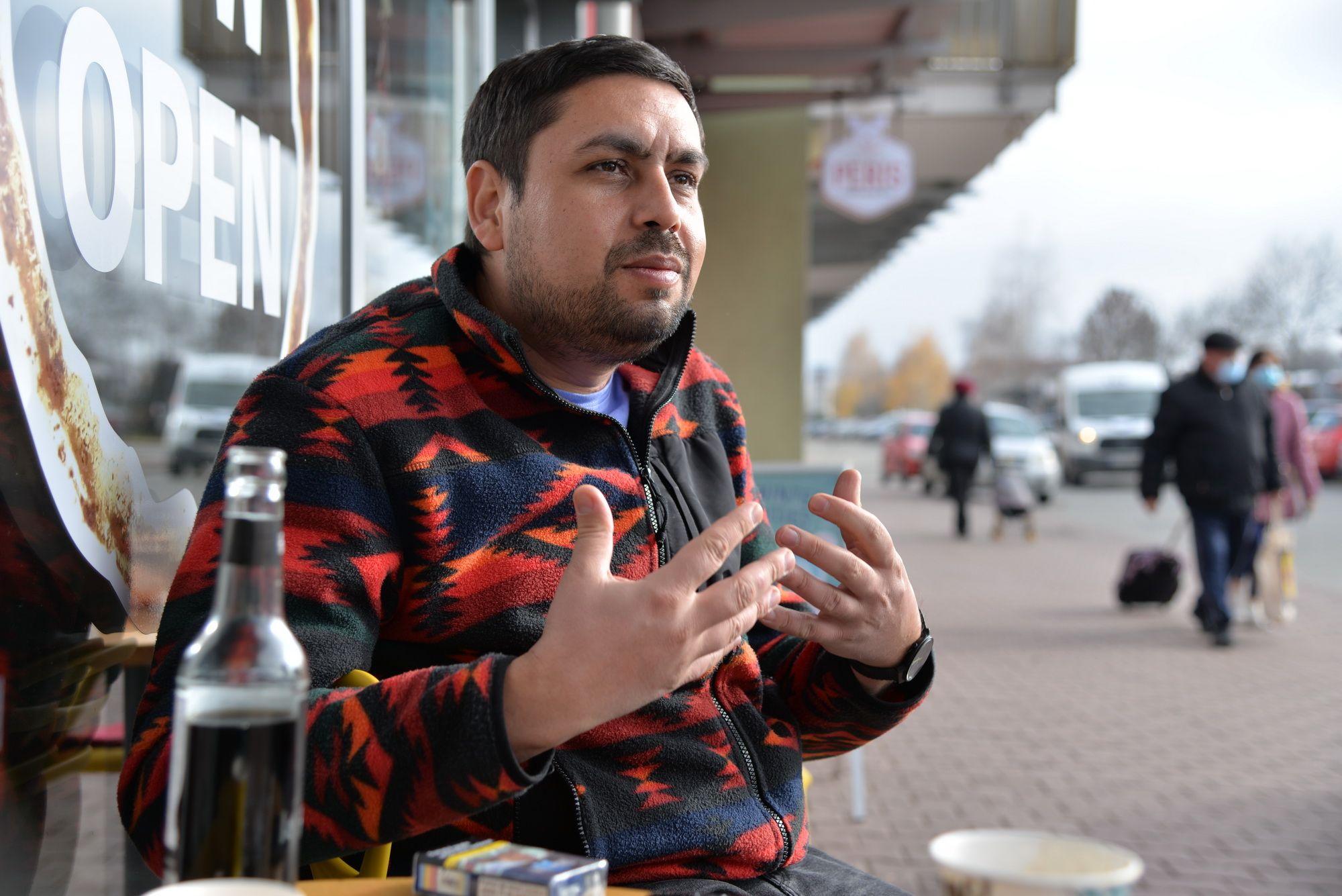 George, explicând-ne în în fața unui 5 to Go de ce s-a mutat în Chitila