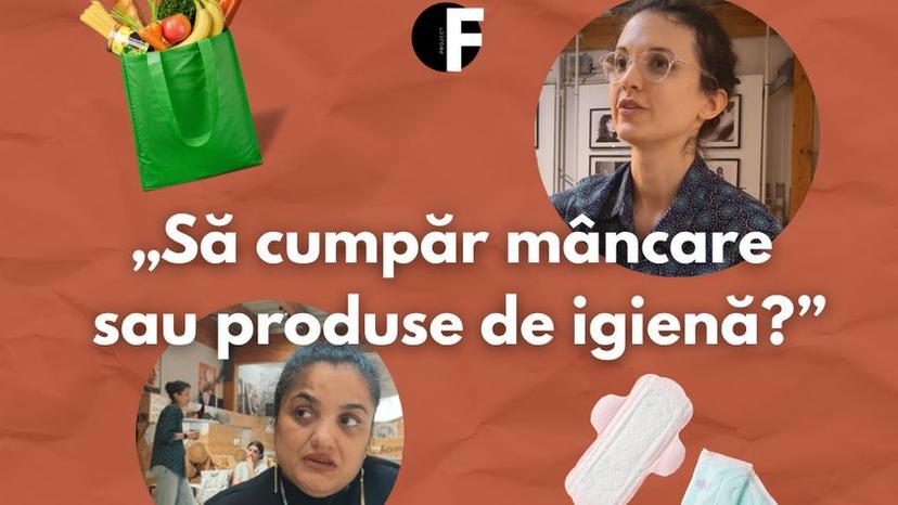 Un milion de femei din România sunt afectate de sărăcia menstruală, potrivit unor estimări. Adică nu își permit să-și cumpere absorbante sau nu știu cum să-și gestioneze menstruația. Colaj: Mălina Gîndu