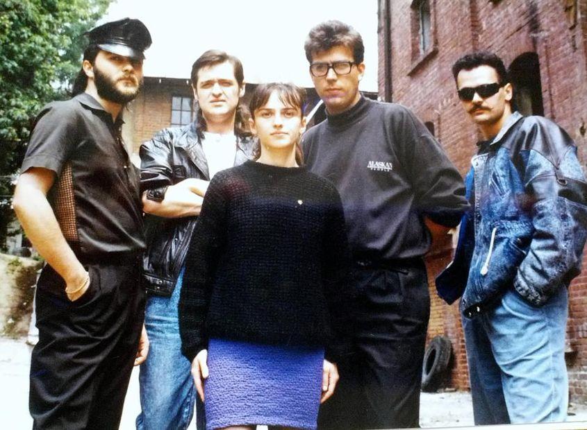 Artan și Lulu Mihăescu (interpreta Veronicăi în filmul omonim), și ea fostă componentă a trupei Timpuri Noi. Foto: Pagina de Facebook a lui Lulu Mihăescu