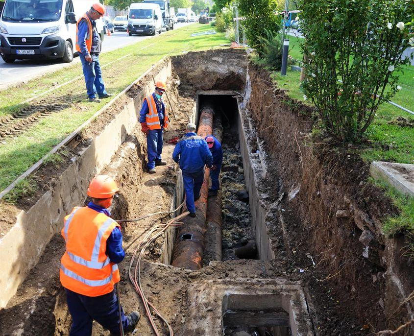 Infrastructura pentru termoficare în București e distrus. În mandatul actualului primar au fost însă schimbați cei mai mulți kilometri de conducte. Foto: Nicușor Dan / Facebook