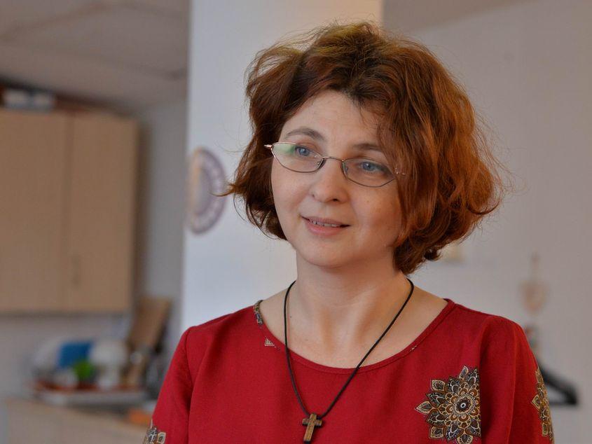 Ana-Maria Brezniceanu, fondatoarea școlii Montessori din București. Fotografii: Lucian Muntean