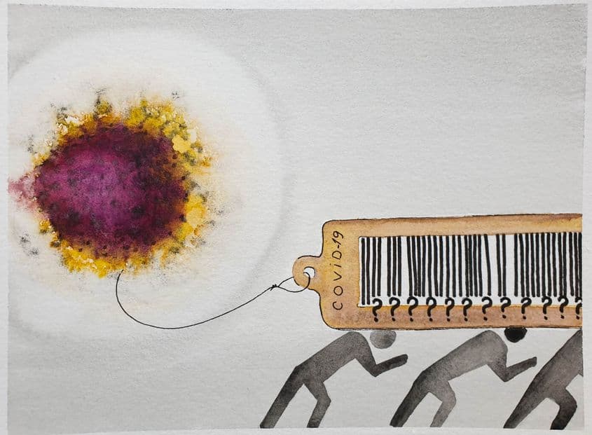 Cât ne vor costa toate pagubele create de coronavirus? Ilustrație Lucian Muntean