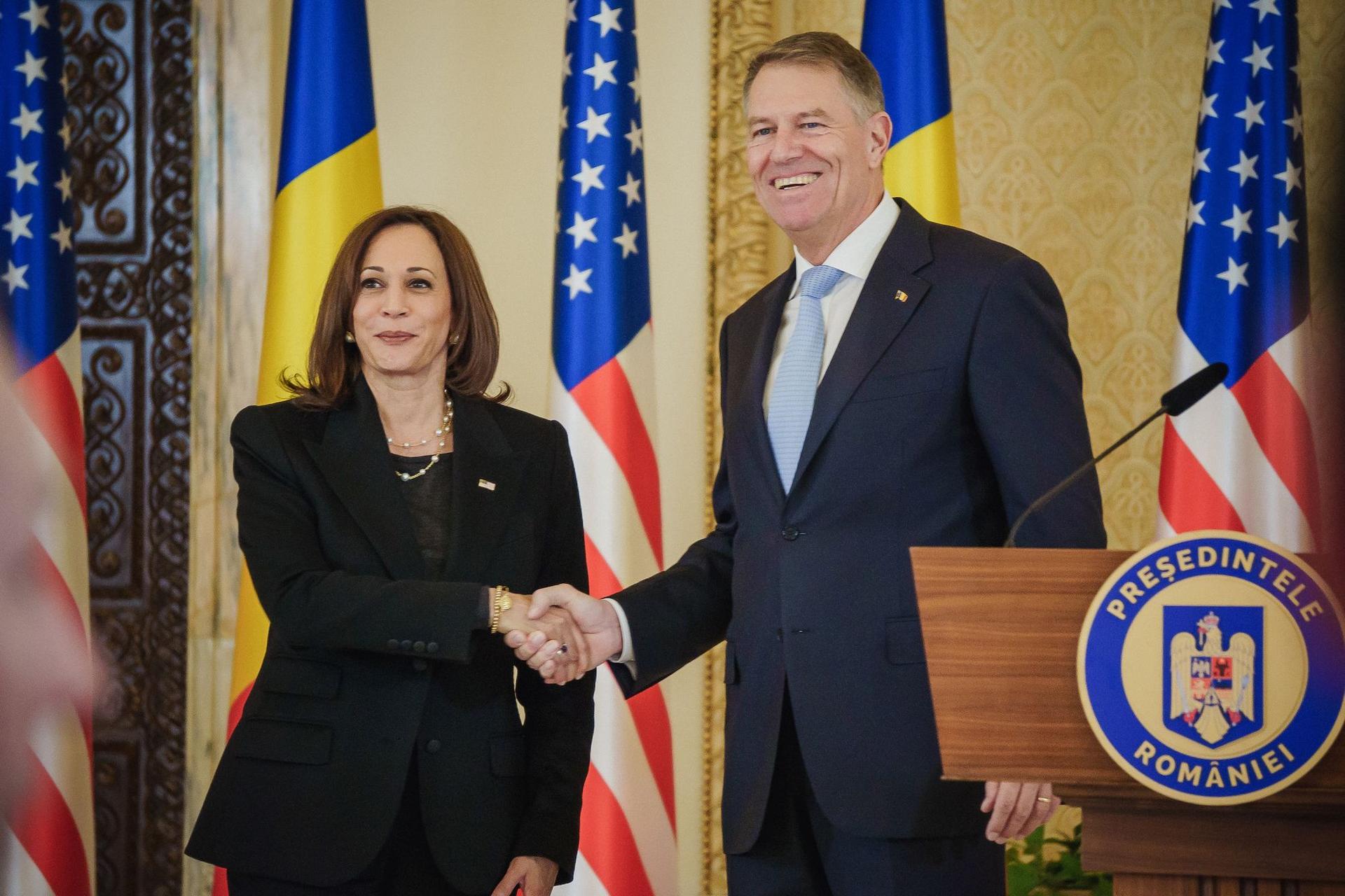 Kamala Harris, în vizită la Cotroceni pe 11 martie 2022. Foto: Ioana Epure