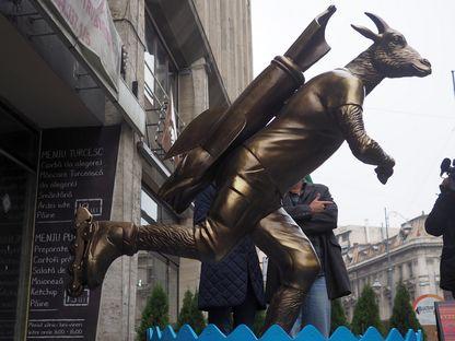 Purtătorul de cuvânt al BOR, despre campania "Trăiască Capra Vecinului!": "Niciuna dintre statui nu poate fi considerată idol satanist"