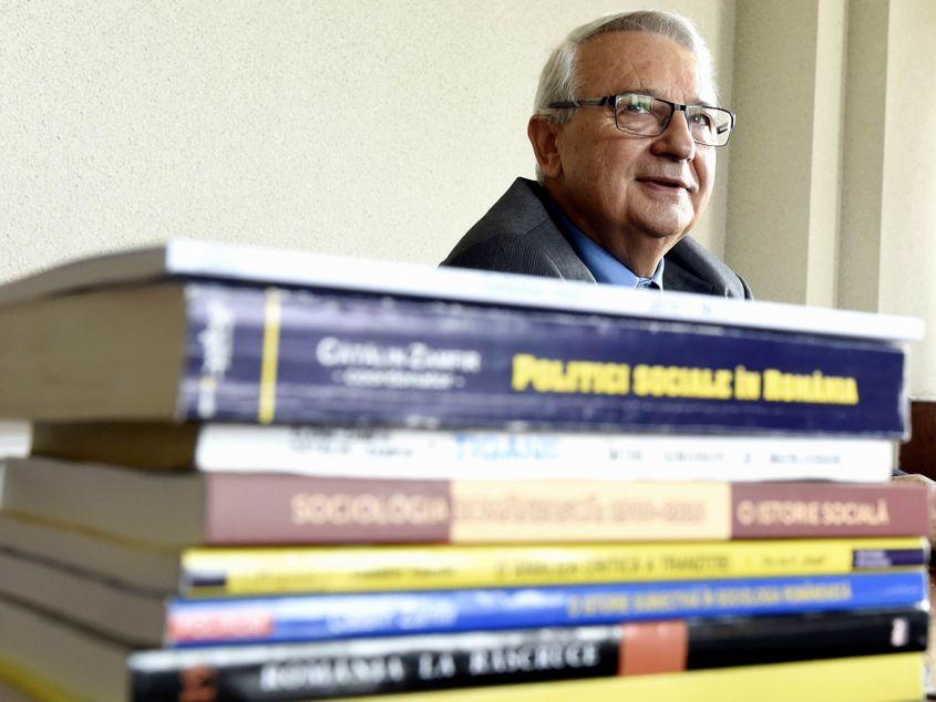 Academicianul Cătălin Zamfir, directorul Institutului de Cercetare a Calității Vieții. Foto Cristian Nistor/Agerpres