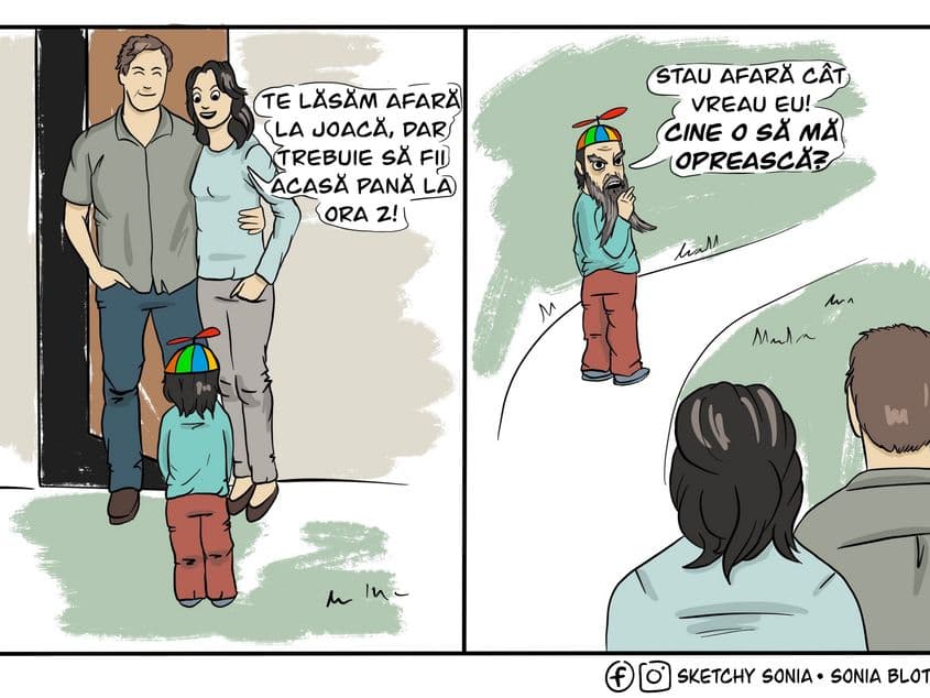 Caricatură de Sonia Bloțiu / Sketchy Sonia