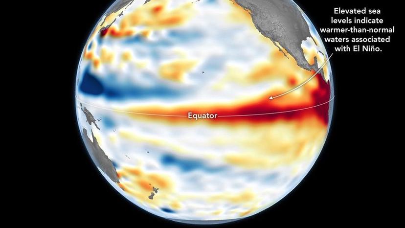 Fenomenul El Nino din 2026-2027 se așteaptă să fie unul dintre cele mai puternice din istorie
Foto: NASA