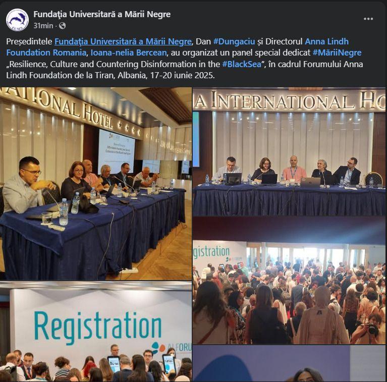 Contactat de PressOne, Dan Dungaciu ne-a transmis că e plecat în Albania și revine dumnealui. Captură de ecran via Facebook