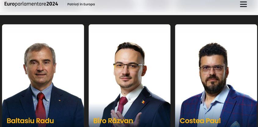 Radu Baltasiu a fost pe lista candidaților AUR la alegerile europarlamentare. foto: europarlamentari2024.ro/candidati-aur