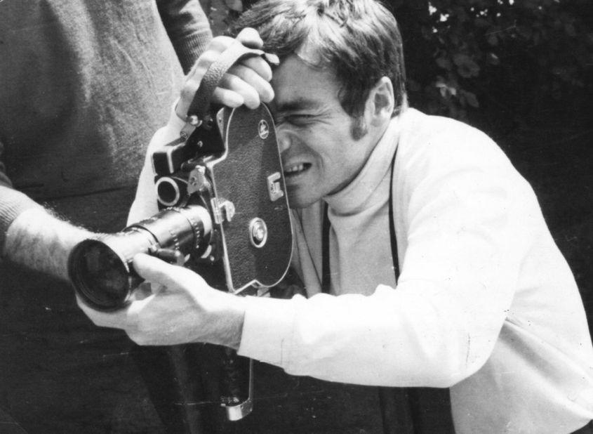 Nicolae Mărgineanu, în spatele camerei, la începuturi