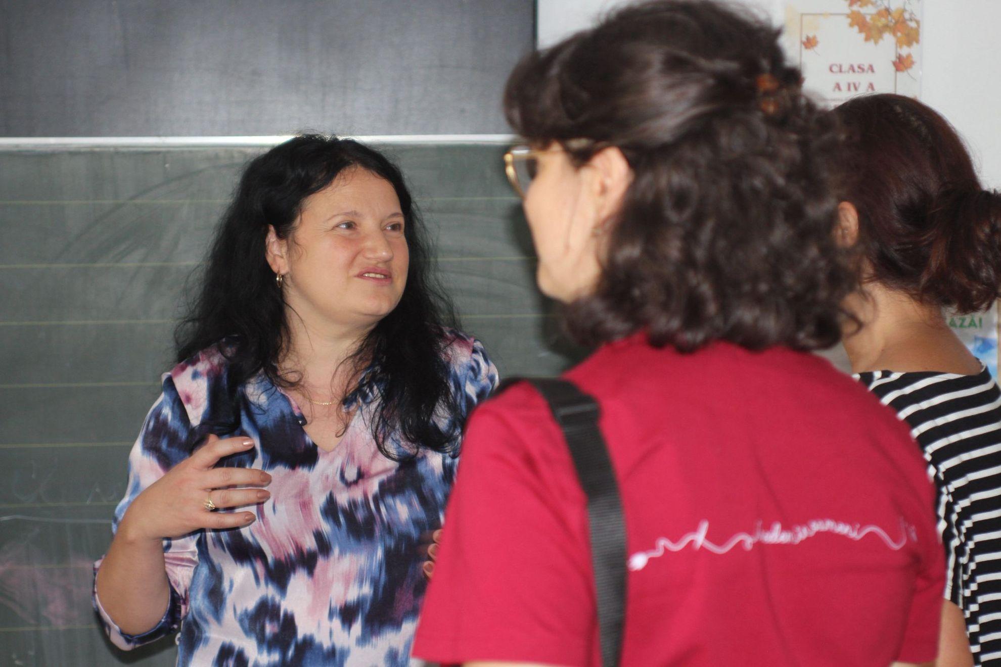 Profesoara de informatică Florentina Oprea, de la Liceul Teoretic „Aurel Vlaicu”