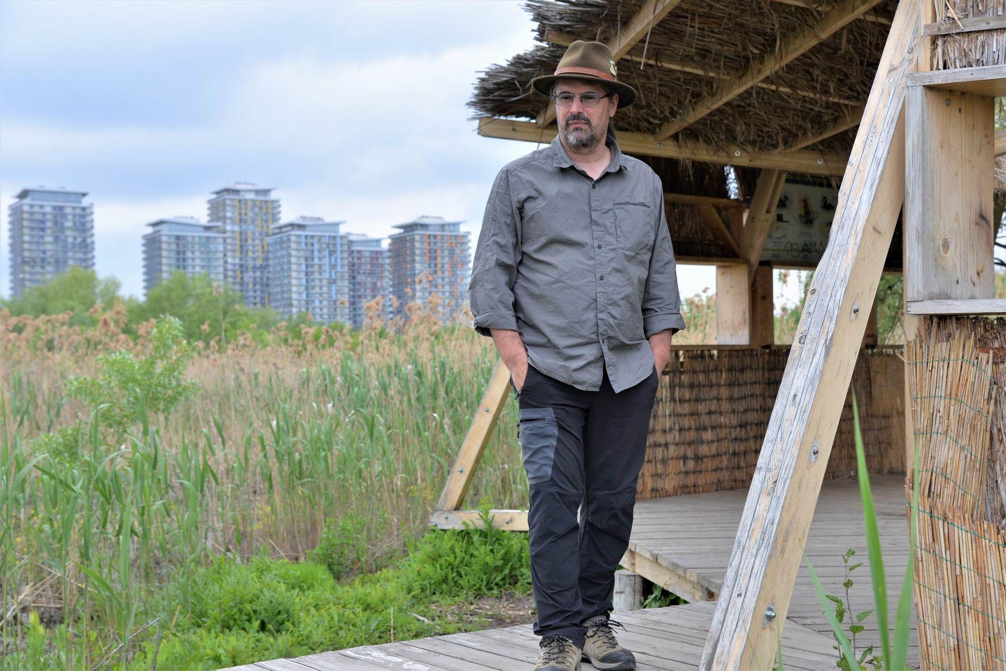 Florin Stoican, președintele asociației Parcul Natural Văcărești. Foto Lucian Muntean