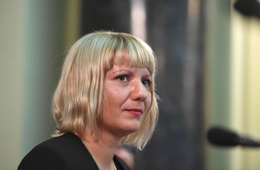 Camelia Bogdan a primit premiul Ion Ratiu pentru Democratie, premiu oferit de Centrul Ratiu pentru Democratie si de Fundatia Caritabila a Familiei Ratiu, în 2018 FOTO CRISTIAN NISTOR / AGERPRES FOTO