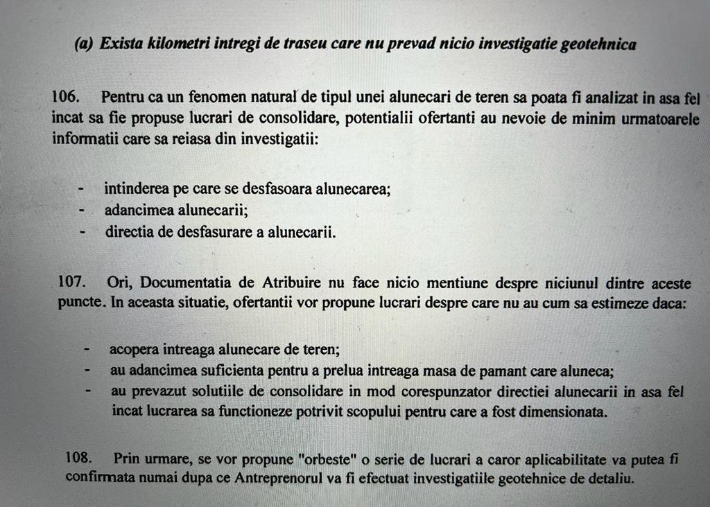 <meta charset="utf-8">Fragment din contestația depusă la CNSC de asocierea WeBuild-Tancrad la începutul lunii februarie