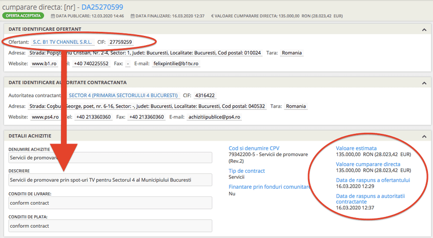 Foto: captură SEAP.