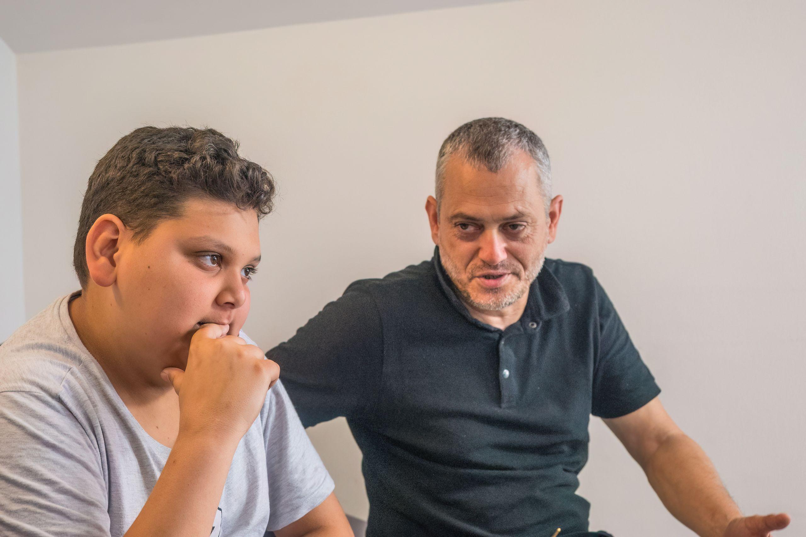 Lucas și Călin Zagor. Foto: Vakarcs Loránd
