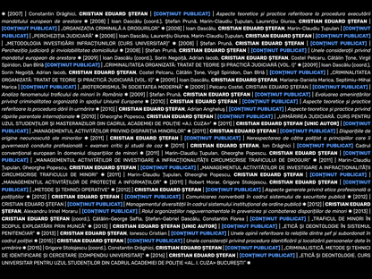 Urgia la Academia de Poliție (VII): Decanul Facultății de Poliție, marele maestru al cărților clonă