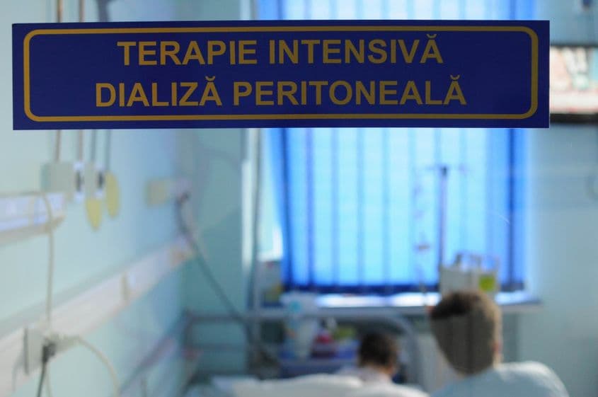 Imagine din secția de Nefrologie de la „Marie Curie”.