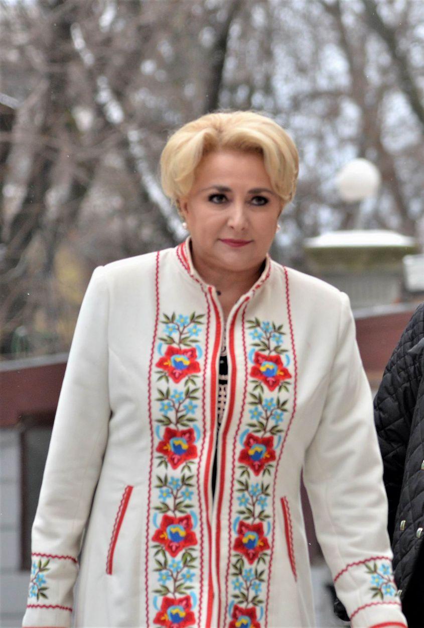 Viorica Dăncilă, la CEx al PSD din 15 ianuarie. Foto Lucian Muntean