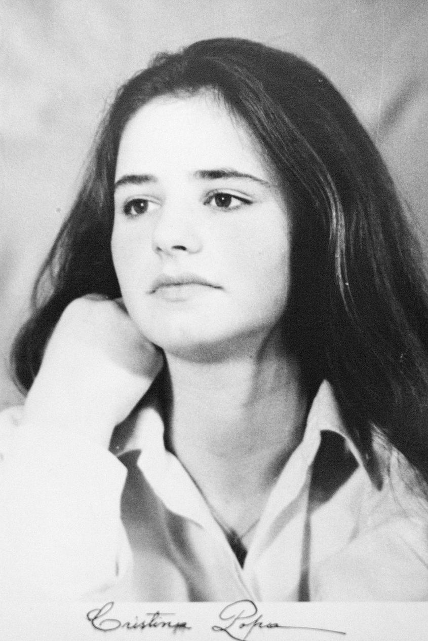 Cristina Popa, la finalul liceului. Foto: Arhiva personală