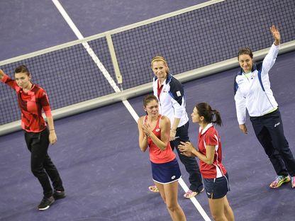 Simona, Monica, Andreea, Raluca și Alina: emoție