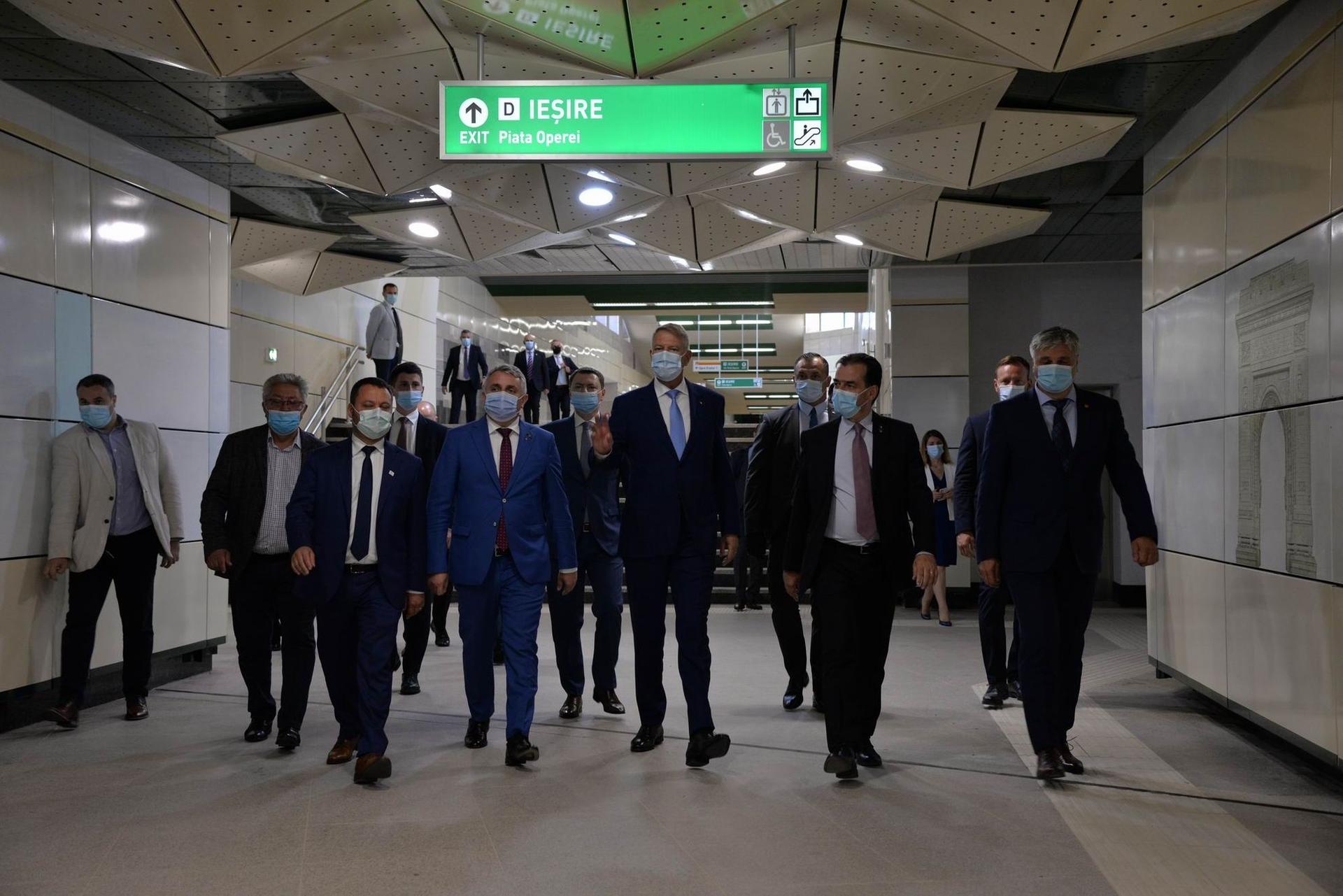 Inaugurarea noii magistrale de metrou M5 Eroilor - Drumul Taberei. Foto Lucian Muntean