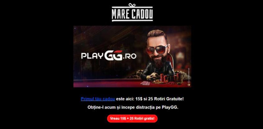 Prin intermediul link-ului din BIO, cei care-l accesează pot câștiga rotiri gratuite la un anumit cazino. Foto: captură ecran