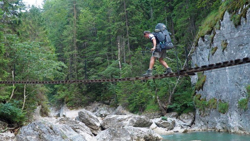 Mircea Miclea este un montaniard pasionat. Foto: Voicu Bojan