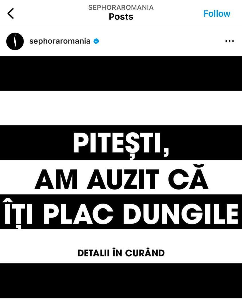 Postarea Sephora.