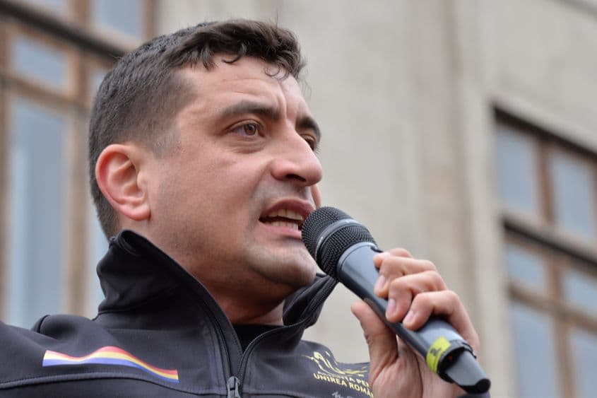 George Simion preia retorica trumpistă.  Foto Lucian Muntean